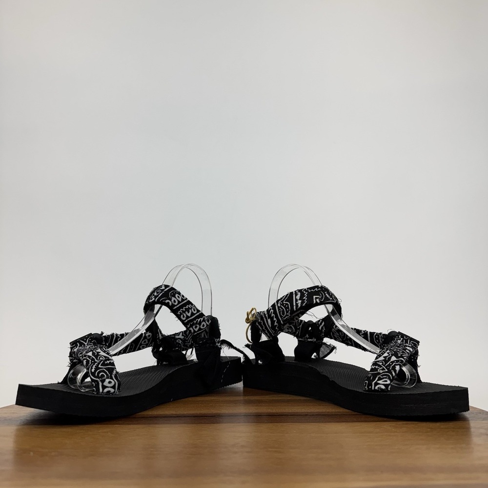 New Womens Arizona Love Trekky Bandana Black Sandals Shoes Size EU 42 / US 11 - Picture 5 of 8